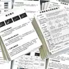 Hoja Extra GrandePegatinas de Fundamentos de Fotografía, Nuevas Pegatinas Esenciales para Principiantes de Fotografía Tutorial de Composición para Journaling
