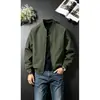 Chamarra de aviador estilo coach Cleanfit para hombre, chaqueta corta tres pruebas para primavera y otoño, chaqueta de béisbol para parejas