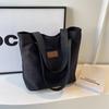 Bolso casual Oxford transfronterizo 2024 nuevo gran capacidad simple tote bolso de mamá bolso de hombro texturizado en relieve