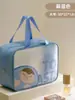Bolsa de Cosméticos Nueva para Mujer Bolsa de Almacenamiento para Artículos de Tocador para Hombre Impermeable Portátil Bolsa de Almacenamiento de Gran Capacidad Cremallera Dibujos Animados