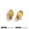 Acero Inoxidable Chapado en Oro de 18K Patrón de Calabaza Cuentas de Gota de Agua Cuentas Espaciadoras DIY Accesorios para Joyería Artesanal Hecha a Mano Materiales Venta al por Mayor