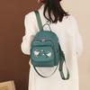 Mochila Feminina Estilo Coreano Moda Casual Personalizada Feminina Mini Bordada Elegante Pequena Bolsa 2022 Nova Mochila da Moda