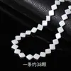 Concha de Agua Dulce Natural Corazón Trébol de Cuatro Hojas Cuentas Sueltas DIY Pulsera de Pareja Collar Regalo Joyería de Regalo Venta al por Mayor