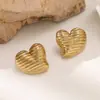 Brincos de Aço Fundido Geométricos Tridimensionais Transfronteiriços, Modernos, Simples, Personalizados, Elegantes, Joias da Moda Atacado