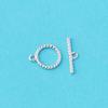 Hebilla de botón OT de plata S925, accesorio para pulsera, hebilla de collar, material de cuentas DIY hecho a mano, accesorios con cuentas