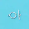 Acessórios de Botão de Orelha de Prata S925 Fivela de Pulseira Fivela de Colar Material para Miçangas Feito à Mão DIY para Fazer Acessórios de Miçangas