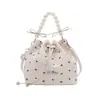 Bolsa Saco Doce para Mulheres 2026 Nova Verão Laço Bolsa de Mão Bolsa de Ombro Artística Casual para o Dia a Dia Bolsa Transversal