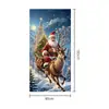 Amazon Transfronterizo Cubierta de Puerta Navideña Merrychristmas Elementos de Grinch Bandera Colgante Cortina de Puerta