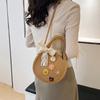 2023 Bolso de Hombro Fresco y Dulce Verano Nuevo Estilo Tejido Concha Bolso de Mano Retro Casual para Mujer Bolso Cruzado de Mano