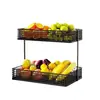 Prato de Frutas Multicamadas Sala de Estar Mesa de Centro Cesta de Frutas Doméstica Bandeja de Exibição de Doces e Salgadinhos Suporte de Armazenamento de Mesa Bandeja de Frutas