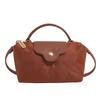 Venta al por mayor Nuevo Nicho Simple Color de Contraste Portátil Bolso Pequeño para Mujer Casual Trendy Combinable Puntadas Ligeras Bandolera Monedero