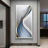 Nuevo pasillo final entrada entrada pintura geométrica decorativa pintura moderna simple sala de estar colgante pintura ligera lujo alta gama