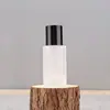 Frasco de Vidro Cilíndrico Fosco Portátil de 20ml para Perfume/Sub-frasco/Frasco com Borrifador/Frasco Vazio Tipo Pressão