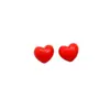 Imán de Refrigerador con Forma de Corazón Rojo de Dibujos Animados Resina Creativo Pegatina para Pared de Fotos Versión Blanco y Negro Pegatina Decorativa para Cocina del Hogar
