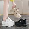 Tênis Dad Shoes para Mulheres 2025 Primavera Novos Sapatos Casuais de Solado Grosso Tênis de Corrida Respiráveis em Malha para Mulheres
