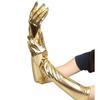 COS Performance Piel Patente Largos Performance Multicolores Guantes Oro Plata Performance Niños Adulto Baile Fluorescente Color Brillante