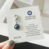 Venda Quente Transfronteiriça Proteção Boa Sorte Boa Sorte Cartão Olho Azul Chaveiro Pingente de Bolsa