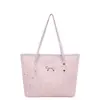 Bolsa Tote Versátil de Grande Capacidade Nova para o Verão para Mulheres, Bolsa de Ombro de Cor Sólida de Alta Qualidade com Personalidade Casual e Temperamento para o Dia a Dia