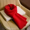 Año del Dragón Cumpleaños Rojo Grande Rojo Chino Bufanda de Cumpleaños para Ancianos para Hombres y Mujeres Caja de Regalo de Invierno Set con Logo para Matrimonio