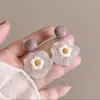Brincos de Argola Coloridos Contrastantes de Verão para Mulheres Design de Nicho Brincos Circulares Primavera e Verão Novos Brincos Dopamina Exagerados