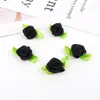 Cinta de 3 cm con Flor de Rosa y Hoja Cinta de Poliéster Accesorios para Ropa Accesorios para el Cabello Flores Pequeñas Accesorios para Joyería DIY Accesorios Decorativos para el Cabello