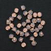 Color oro de 18 quilates silicona de grado alimenticio tapón para el oído de hamburguesa accesorios para tapones para los oídos material para aretes DIY aretes transparentes tapones para los oídos