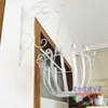 Suporte de Flores de Ferro Forjado Estilo Europeu Suporte para Vasos de Plantas / Suporte de Flores de Ferro Forjado Montado na Parede Cesta Suspensa Cesta de Flores Suporte de Suspensão Prateleira