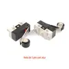 Interruptor do mouse pequeno micro tripé curvo alça 1A125V rolo micro interruptor de toque interruptor de botão