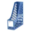 Qixin A1083 Porta-Arquivos Caixa de Documentos de Escritório Compartimento Único Grande Capacidade Plástico Azul Porta-Arquivos Porta-Documentos