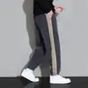 Pantalones de pana gruesos con cintura elástica y forro polar, talla grande, ropa de trabajo para hombre, pantalones duraderos para trabajar en otoño e invierno