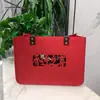 Bolsa de feltro artesanal para celebrações de aniversário e inauguração de casa, bolsa tote de feltro, bolsa de presente, lembrança com logo