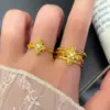 Anillo de Plata de Ley S925 con Cruz y Circonita para Mujer, Ajustable, Estilo de Nicho de Alta Gama, Lujo Ligero, Joyería Versátil de Nueva Moda