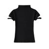 Senso de Design Francês Europeu e Americano Meninas Quentes Feminino Manga Curta Feminino Puro Sexy Slim-fit Camisa Base Camiseta Top