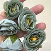 Nuevas cabezas de flores de rosa artificiales para decoración del hogar, sombreros, zapatillas de boda, guirnaldas, accesorios decorativos DIY con flores