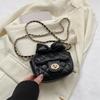Bolsa feminina bolsa pequena 2023 novo outono estilo ocidental bolsa de corrente bolsa mensageiro nicho laço mini bolsa de batom para mulheres