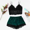 Comércio Exterior Europeu e Americano Lingerie Erótica Lingerie Sexy Feminina Conjunto de Renda de Duas Peças Erótico Atacado qqny mulher