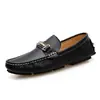 Zapatos de Hombre Transfronterizos, Zapatos sin Cordones, Zapatos Casuales sin Cordones para Conducir de Hombre, Zapatos de Cuero Talla Extra Grande, Mocasines de Comercio Exterior para Hombre