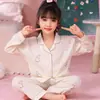Nuevos Pijamas Infantiles 2026 para Primavera y Otoño, Estilo Delgado de Algodón Nube de Manga Larga, Ropa de Casa Moderna de Otoño para Niñas y Niñas Pequeñas