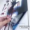 Pegatinas de Halloween Huella de Mano Sangrienta Creativa Fantasma Femenina Pegatinas Estáticas Suministros para Fiesta de Halloween Transfronterizos Fantasma Masculino Pegatinas para Vidrio
