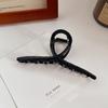 Artefacto fijo para coleta alta Cheng Shian con clip metálico rectangular negro recomendado clip de tiburón tamaño pequeño almohadilla alta