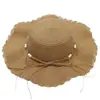 Sombrero de sol con borde ondulado, nuevo sombrero de sol coreano para playa, sombrero de sol de paja hueca, venta al por mayor de fabricantes