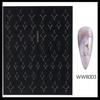Novo Adesivo Vazado para Nail Art 2022 Ins Celebridade da Internet 3D Estéreo Adesivo Amor Borboleta Estrela Manghua Pintado por Spray Adesivo Francês