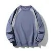 Camiseta de manga larga para hombre, moderna y versátil para primavera y otoño, top de otoño de cuello redondo, corte holgado, elegante, sudadera sin capucha