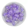 12*15mm Perla Acrílica Perla Dentro de Perla Conejito Pequeño Color Interior Transparente Hecho a Mano Perlas Sueltas Pulsera de Perlas Accesorios para Joyería DIY