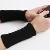 Absorvente de Suor Tamanho Médio Adulto Enrolamento Tamanho Médio Proteção de Punho Tricotado em Algodão Cinco Dedos Punho Elástico Universal Badminton Absorvente de Suor