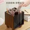 Caixa de Armazenamento para Mesa Multifuncional Porta-Lápis Marcador Caneta Estação de Trabalho do Estudante Papelaria Prateleira de Armazenamento de Grande Capacidade