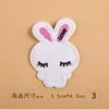 Urso Fofo Desenho Animado Roupas Infantis Patch de Tecido com Bordado de Flor Patch Decoração de Roupas Reparo de Buraco Suprimento