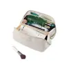 Bolsa de Maquillaje Tipo Nube de Cuero PU de Alta Calidad Transfronteriza, Estuche de Maquillaje Portátil de Gran Capacidad, Neceser de Viaje Portátil