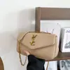 Bolso de Cadena de Moda de Alta Gama para Otoño e Invierno 2025, Bolso de Hombro Único, Cruzado, Bolso de Mujer de Moda, Bolso Pequeño Hobo Estilo Chanel