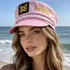 Gorra Azul Marino Bordada Europea y Americana Cosplay Uniforme de Policía Femenino Sombrero de Otoño e Invierno para Actuación Circunferencia de Cabeza Grande Sombrero de Marinero Japonés para Mujer
